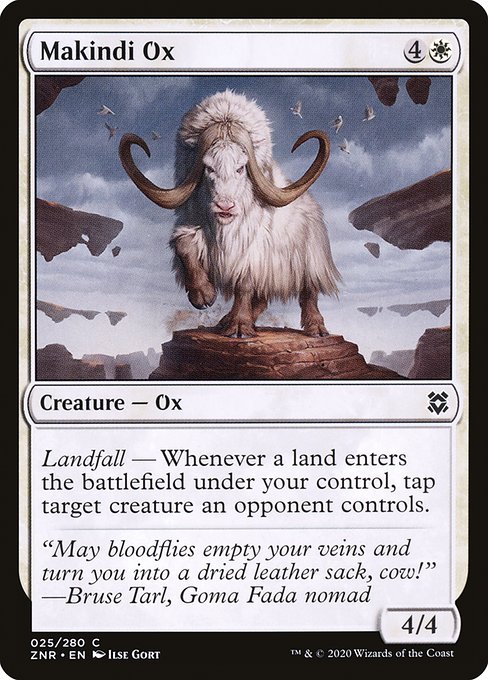 Makindi Ox from Zendikar Rising