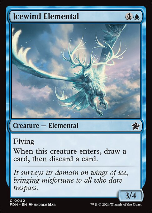 Icewind Elemental highlighted card art