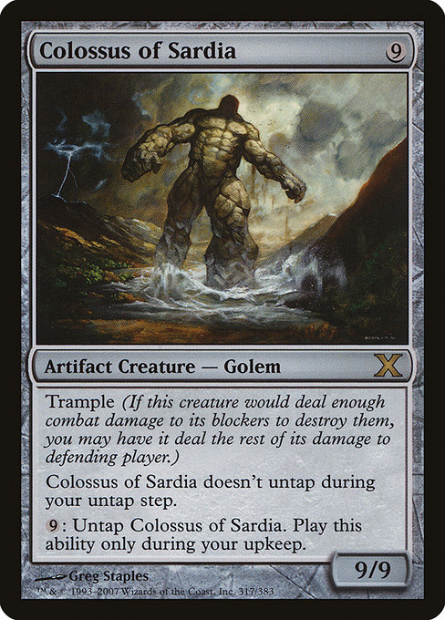 Colossus of Sardia from Tenth Edition