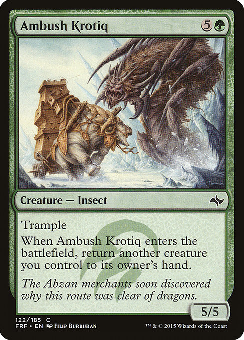Ambush Krotiq highlighted card art