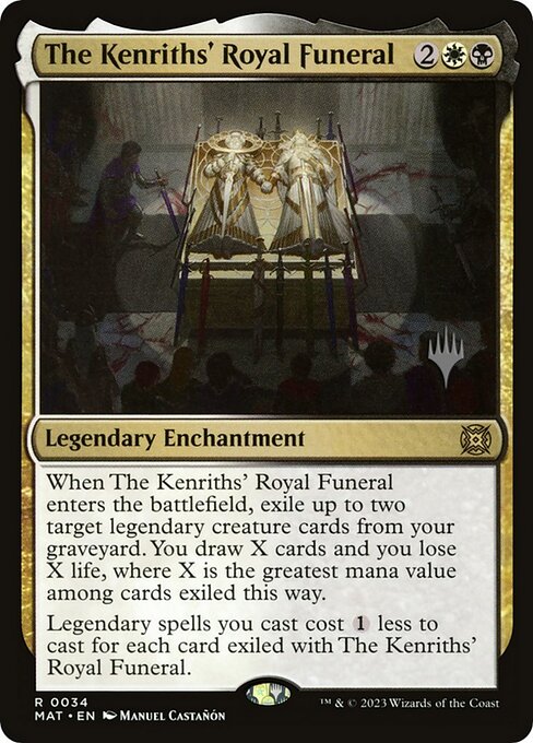 The Kenriths' Royal Funeral highlighted card art