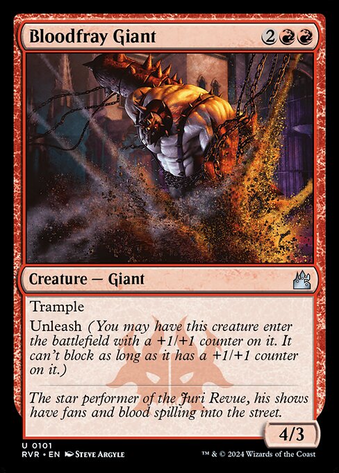 Bloodfray Giant highlighted card art