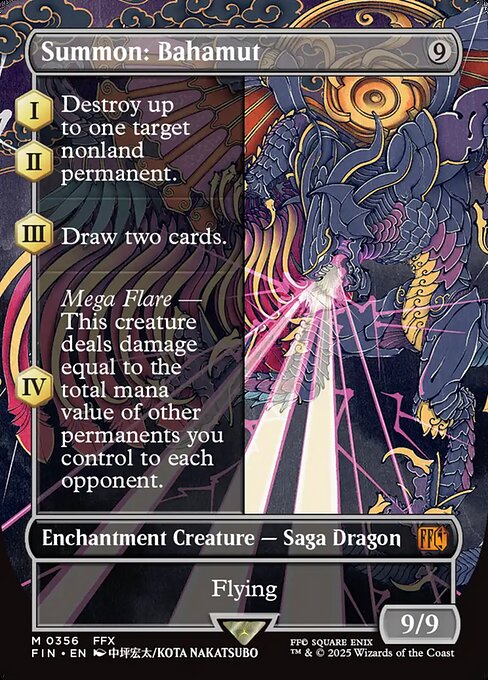 Summon: Bahamut from Final Fantasy