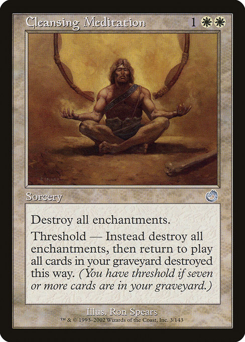 Cleansing Meditation highlighted card art