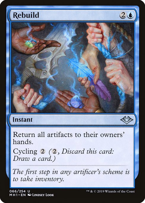 Rebuild highlighted card art