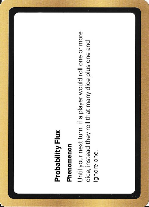 Probability Flux highlighted card art