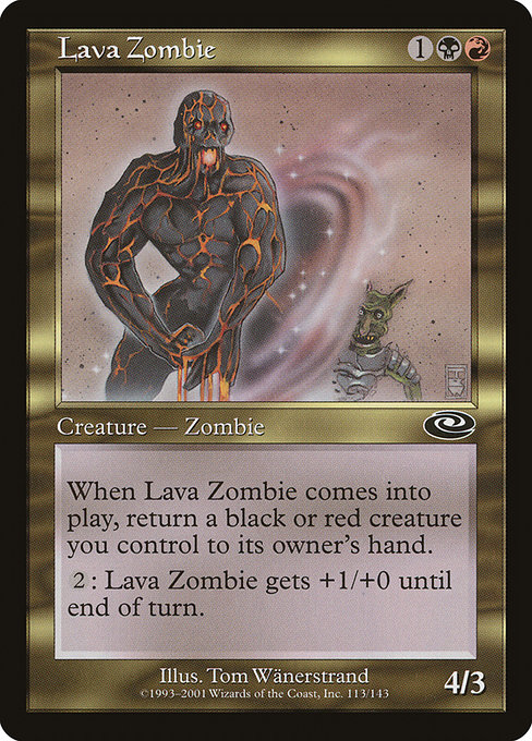 Lava Zombie highlighted card art