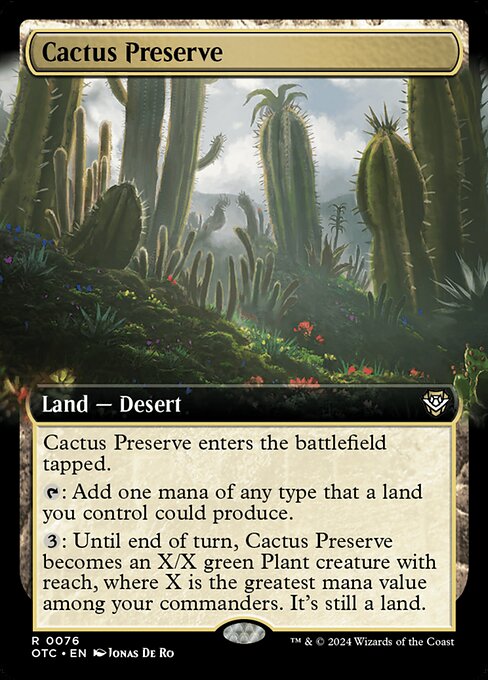 Cactus Preserve from Outlaws of Thunder Junction Commander