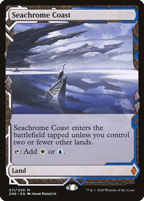 Seachrome Coast from Zendikar Rising Expeditions