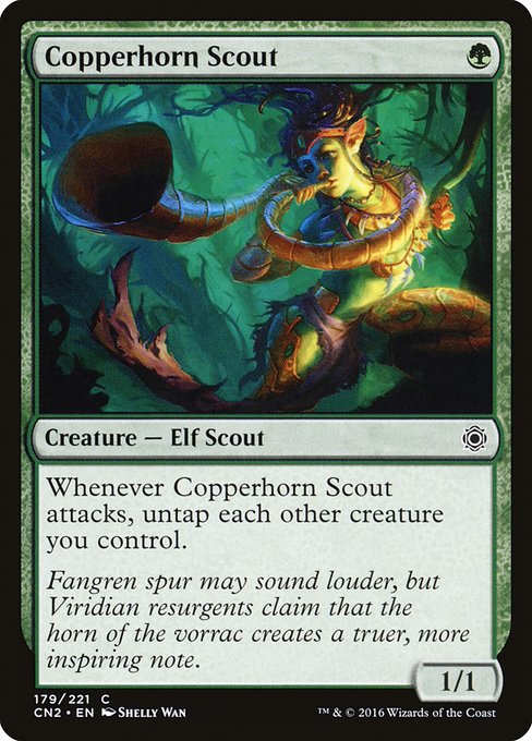 Copperhorn Scout highlighted card art