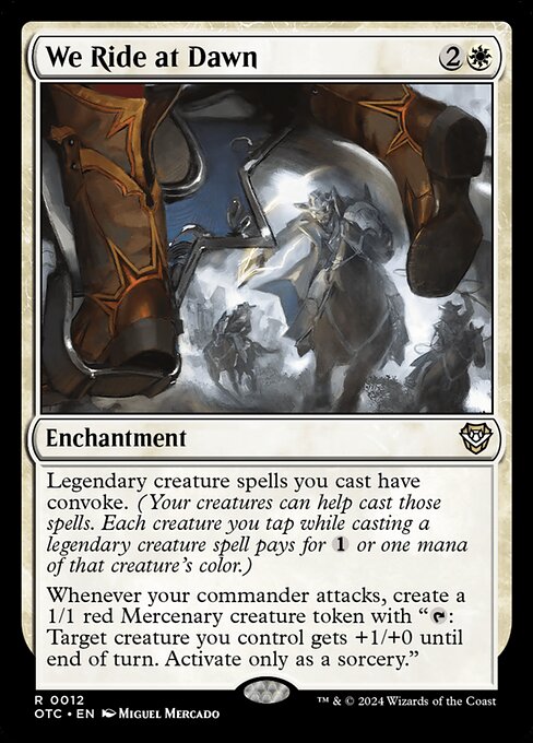 We Ride at Dawn from Outlaws of Thunder Junction Commander