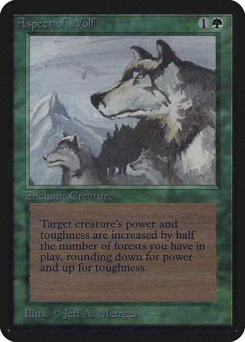 Aspect of Wolf from Limited Edition Alpha
