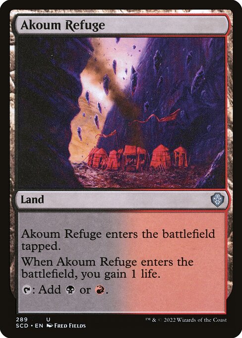 Akoum Refuge highlighted card art