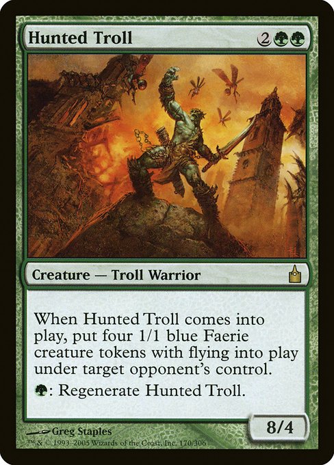 Hunted Troll from Ravnica: City of Guilds