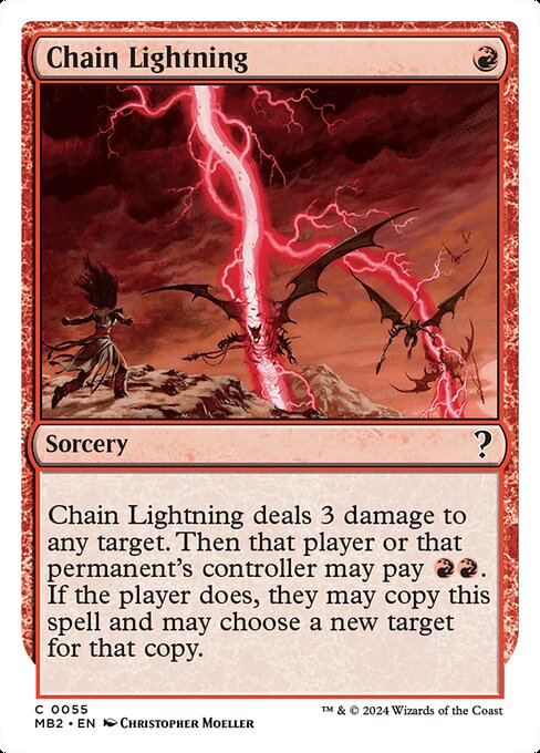 Chain Lightning from Mystery Booster 2
