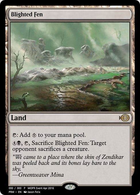 Blighted Fen from Magic Online Promos