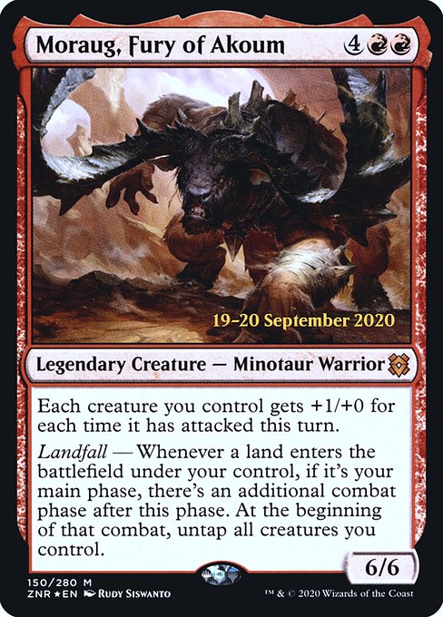Moraug, Fury of Akoum from Zendikar Rising Promos