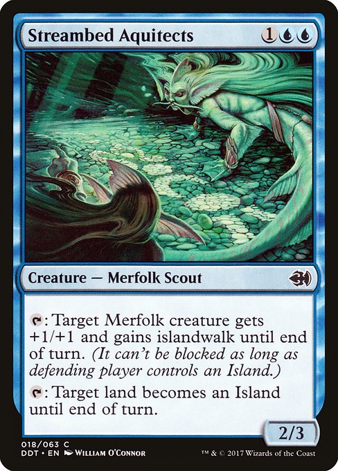 Streambed Aquitects highlighted card art
