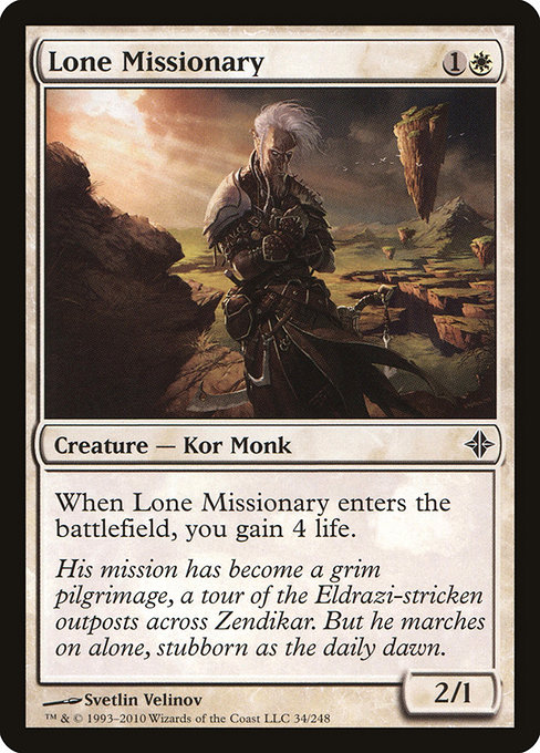 Lone Missionary from Rise of the Eldrazi