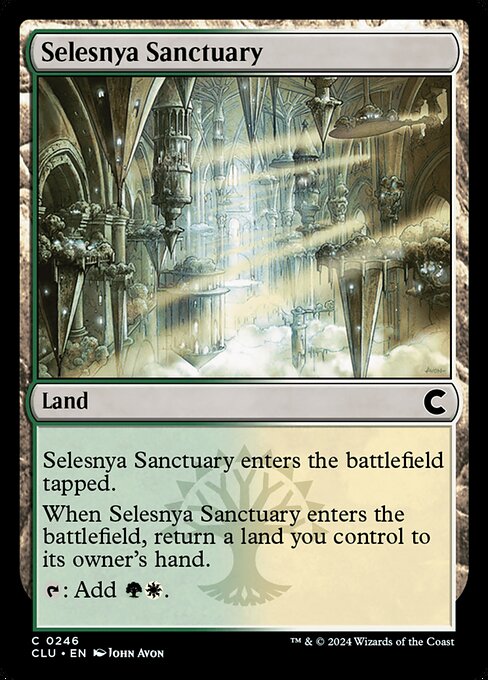 Selesnya Sanctuary highlighted card art