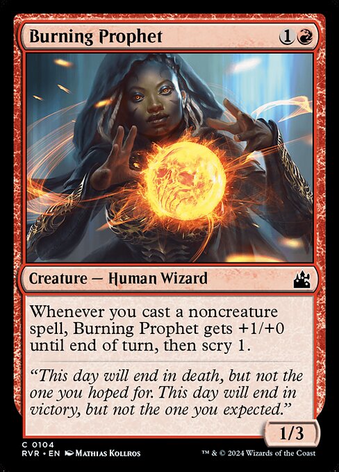Burning Prophet from Ravnica Remastered