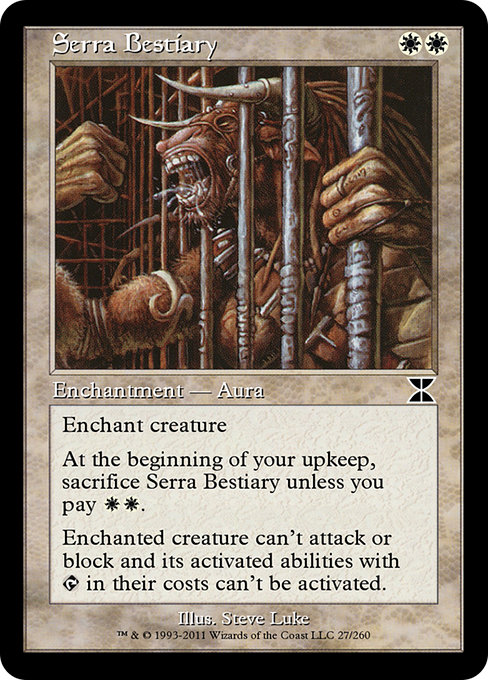 Serra Bestiary highlighted card art
