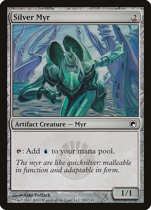 Silver Myr from Scars of Mirrodin