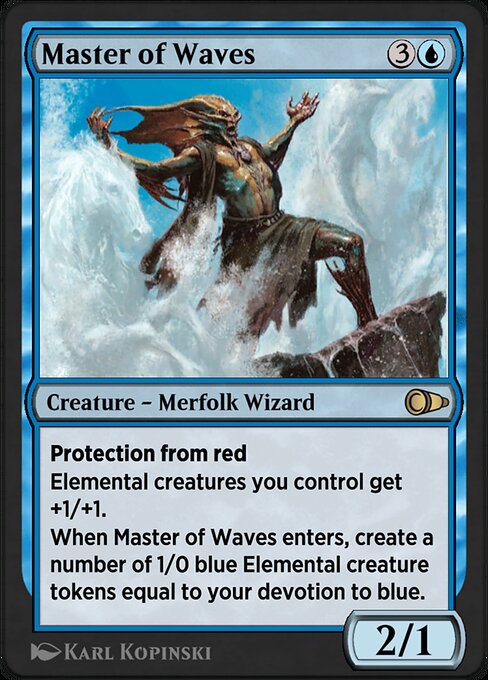 Master of Waves highlighted card art