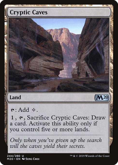 Cryptic Caves from Core Set 2020