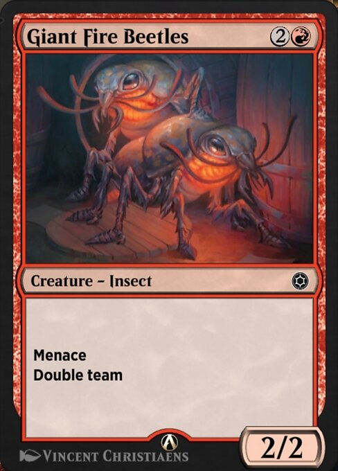 Giant Fire Beetles highlighted card art