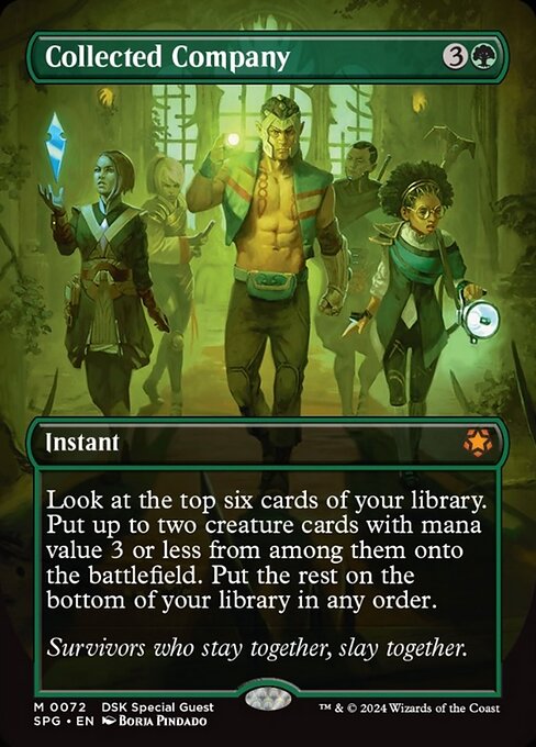 Collected Company highlighted card art