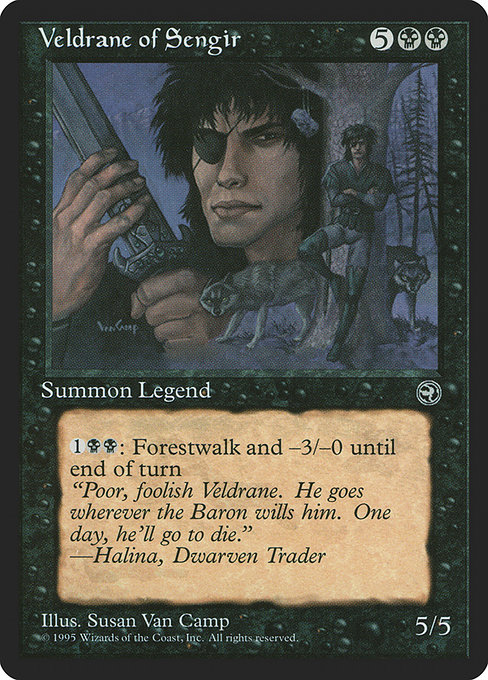 Veldrane of Sengir highlighted card art