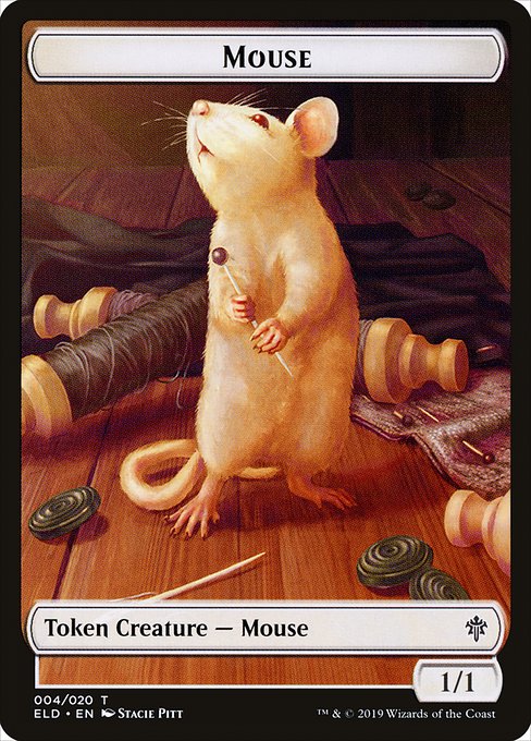 Mouse from Throne of Eldraine Tokens