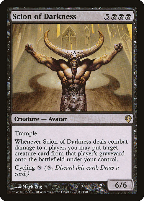 Scion of Darkness from Archenemy