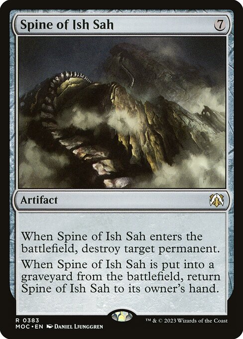 Spine of Ish Sah from March of the Machine Commander