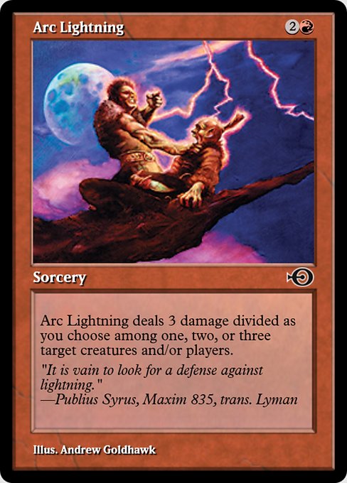 Arc Lightning from Magic Online Promos