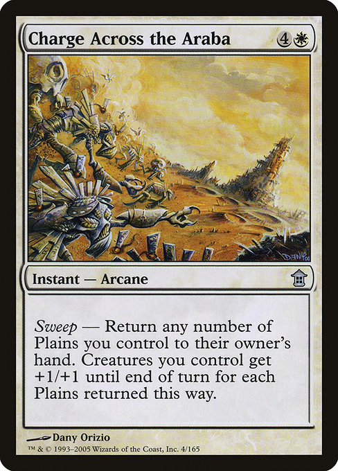 Charge Across the Araba highlighted card art