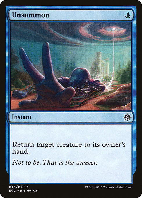 Unsummon from Explorers of Ixalan