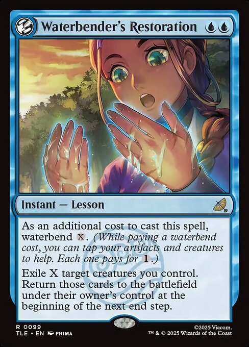Waterbender's Restoration from Avatar: The Last Airbender Eternal
