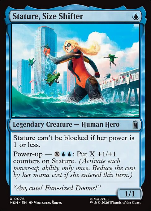 Stature, Size Shifter from Marvel Super Heroes