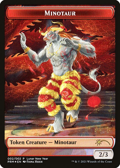 Minotaur highlighted card art