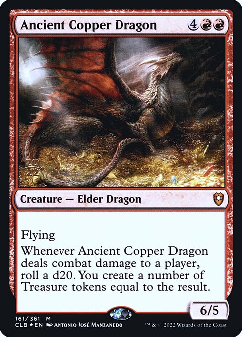 Ancient Copper Dragon from Battle for Baldur's Gate Promos
