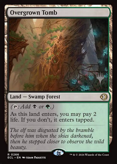 Overgrown Tomb from Lorwyn Eclipsed Promos