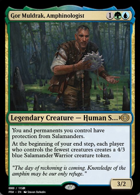 Gor Muldrak, Amphinologist highlighted card art
