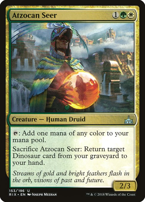 Atzocan Seer from Rivals of Ixalan