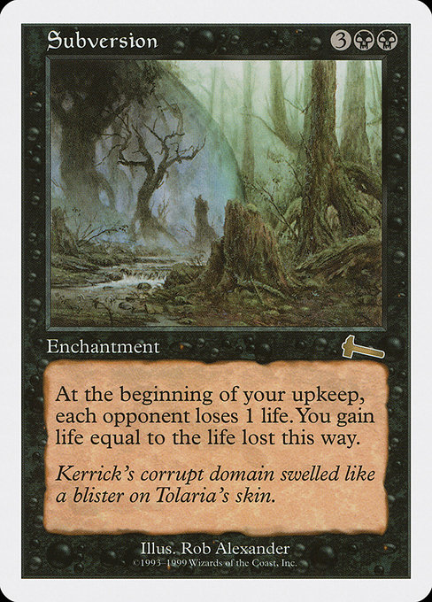 Subversion highlighted card art