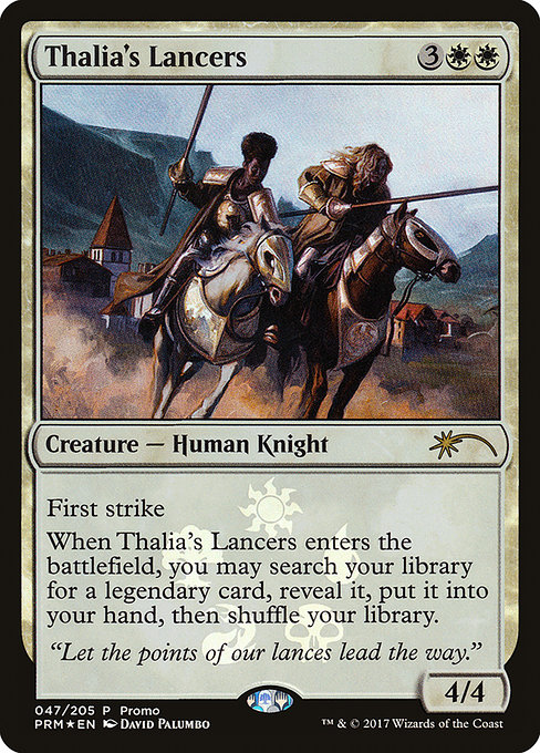 Thalia's Lancers from Eldritch Moon Promos