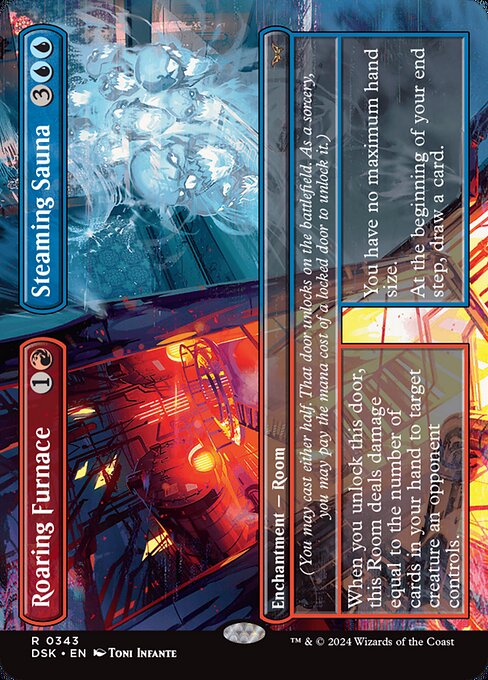 Roaring Furnace // Steaming Sauna from Duskmourn: House of Horror