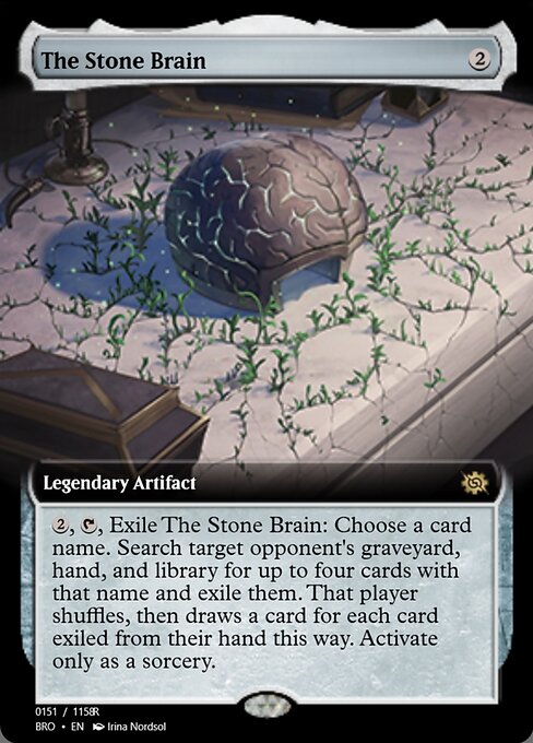 The Stone Brain highlighted card art