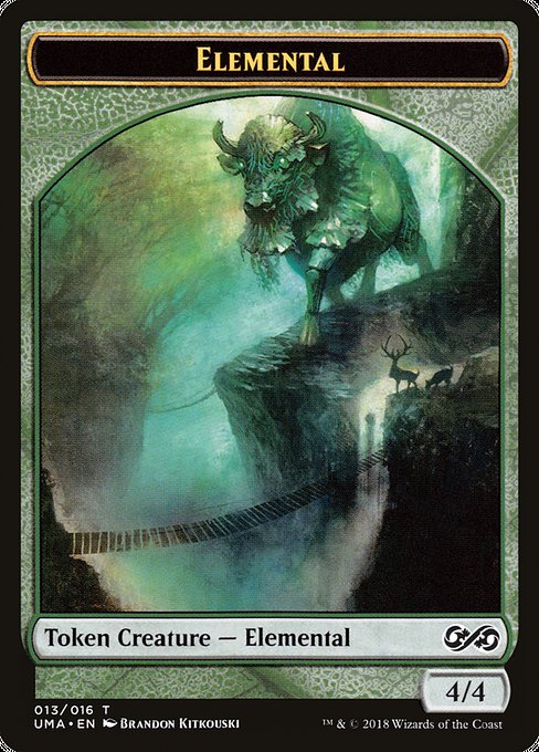 Elemental highlighted card art